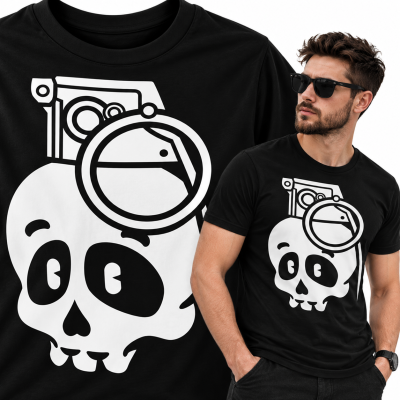 KOSZULKA  ANIMOWANA SKULL GRENADE